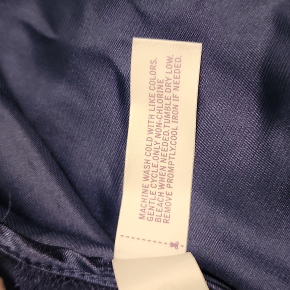 Lilac + London Navy Nighty set - Picture 7 of 14